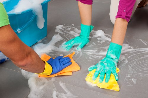 Professional cleaning of desks and shared office surfaces in Shoreditch