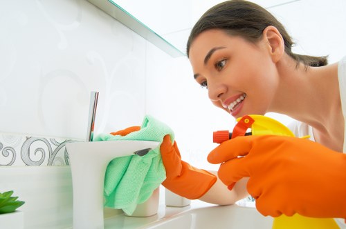 Risk assessment carried out before a deep cleaning service in Shoreditch