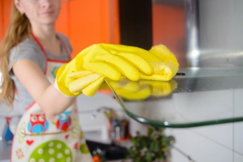 Deep cleaning tasks for a Shoreditch home kitchen